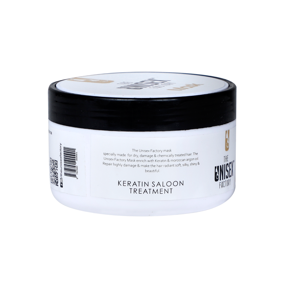 Keratin wheat protien mask